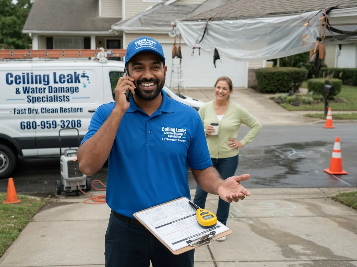 Ceiling Leak Cleanup Churchville, VA FAQs